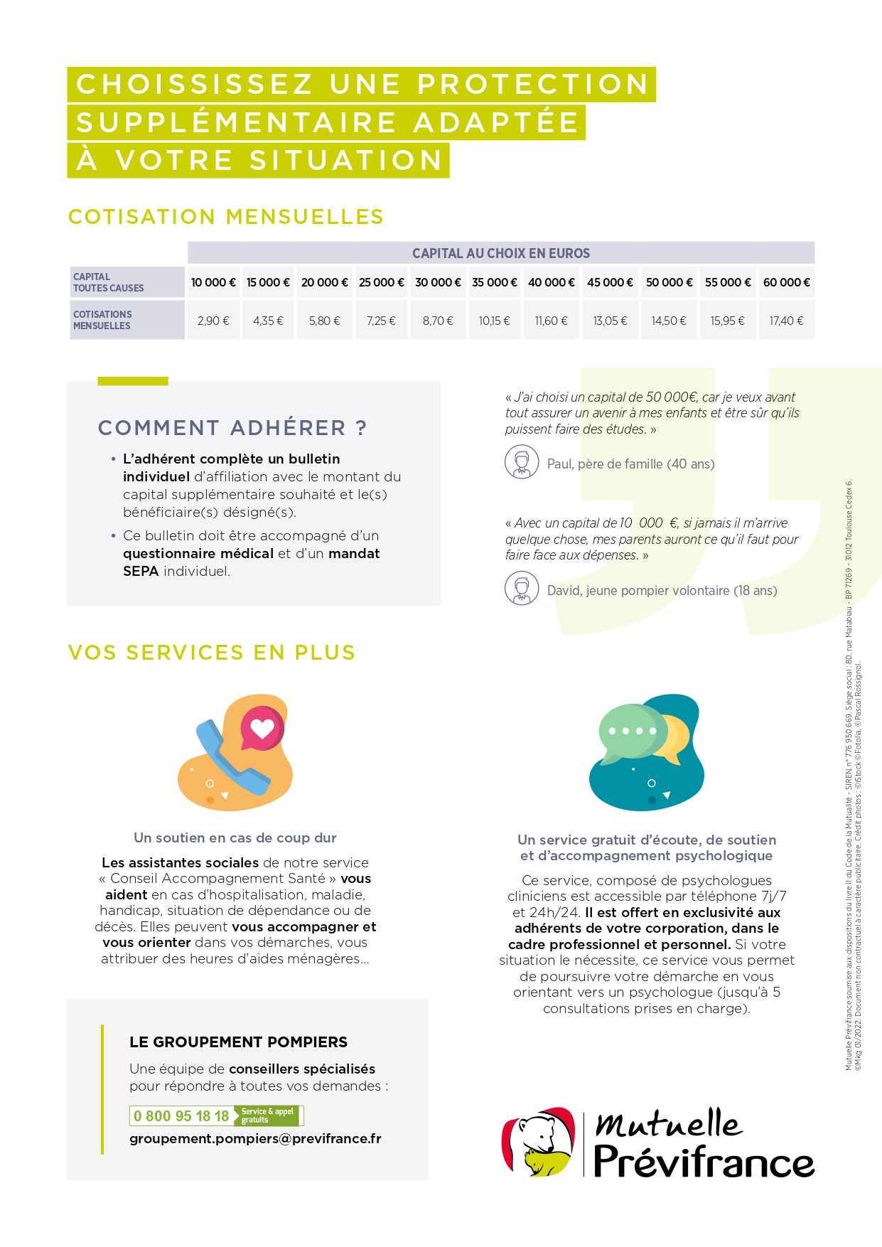 Capital décès complémentaire - Page 2